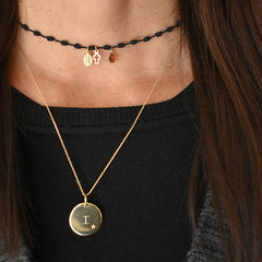 HAVANA - collar personalizable medalla dorada 20mm