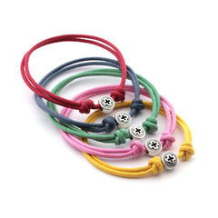PACK of 5 round cross bracelets