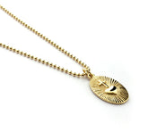 DETENTE DOR - collar medalla dorada