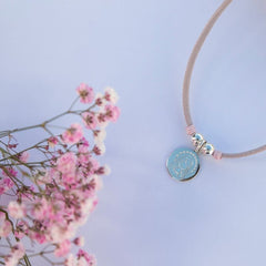 CIELITO G - collar personalizable medalla plata 15mm