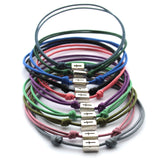 PACK of 10 mini OPEN CROSS bracelets