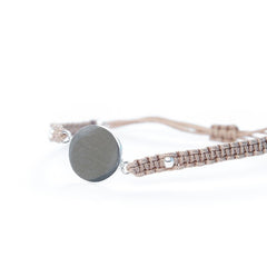 FICUS - pulsera personalizable medalla plata 13mm