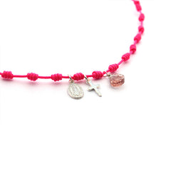 OLAYA - Collar nuditos con plaquitas en Plata