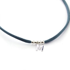 LUPITA - collar inicial plata 5x7mm