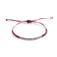 LARA - pulsera bolitas plata