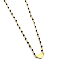 RUBI - collar corazón dorado 10mm