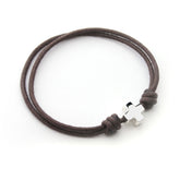 DARÍO - customizable silver cross bracelet 10mm