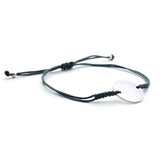 ROSA - pulsera personalizable medalla plata 15mm