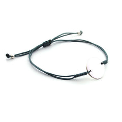 ROSA - pulsera personalizable medalla plata 15mm