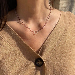 ULA - collar aro plata 10mm