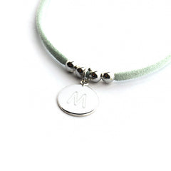 LETTER - collar personalizable medalla plata 17mm