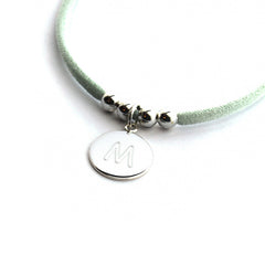 LETTER - collar personalizable medalla plata 17mm