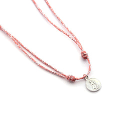 BETANIA Scapular - 9mm silver medal necklace with cord