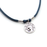 VIRGEN NIÑA - medalla plata 19mm