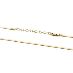 ARI - collar cadena dorada fina 38-43cm