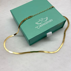 ARI - collar cadena dorada 38-43cm