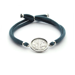 Pulsera ESCAPULARIO EMT1 - medalla personalizable de plata 16x20mm