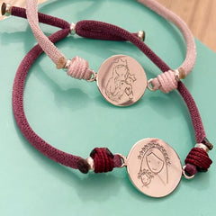 CIELITO A - pulsera personalizable medalla plata 15mm