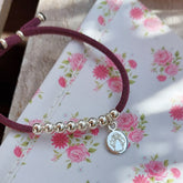 CIELITO F - pulsera personalizable medalla plata 8mm