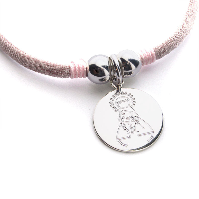 CIELITO B - collar personalizable medalla plata 19mm