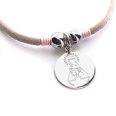 CIELITO B - collar personalizable medalla plata 19mm