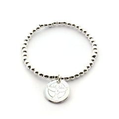 ESPÍRITU SANTO - pulsera medalla plata 16mm