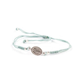 VIRGEN MILAGROSA - pulsera medalla plata 7x10mm