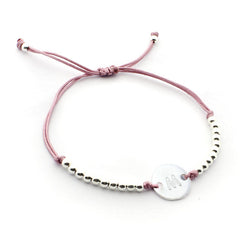 Pulsera MARIONA - pulsera personalizable medalla plata 13mm