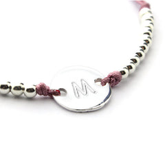 Pulsera MARIONA - pulsera personalizable medalla plata 13mm