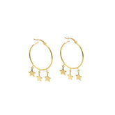 GINA - aros dorados 25mm