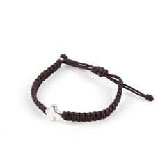 TEA - customizable silver cross bracelet 10x13mm
