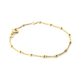 BASIC - pulsera cadena dorada