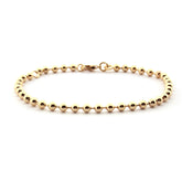 ESSENTIAL - medium gold ball bracelet