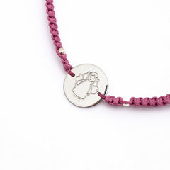 CIELITO D - pulsera personalizable medalla plata 15mm