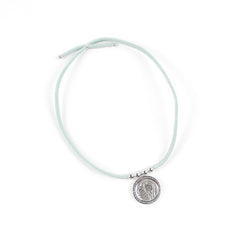 VIRGEN BISEL - collar medalla plata 25mm