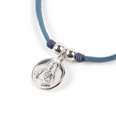 Collar ESCAPULARIO EJ1 - medalla personalizable de plata 20mm