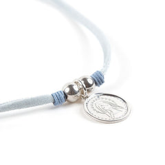 CIELITO F - collar personalizable medalla bisel plata 19mm