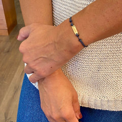 💦ALOE - customizable bracelet gold medal 5x15mm