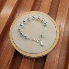 LAUDE - ROSARY silver decenary large ball