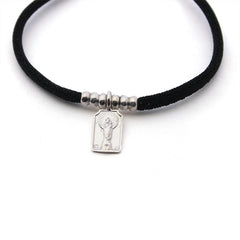 VIRGEN DEL PILAR - Pulsera medalla plata 7x10mm