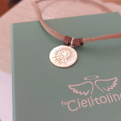 Virgen Inmaculada - medalla de plata personalizable CIELITO