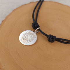 Virgen Inmaculada - medalla de plata personalizable CIELITO