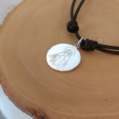 Virgen de la Milagrosa  - mdalla de plata personalizable CIELITO