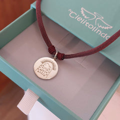 Virgin of Guadalupe - customizable silver medal CIELITO