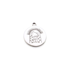 Virgin of Guadalupe - customizable silver medal CIELITO