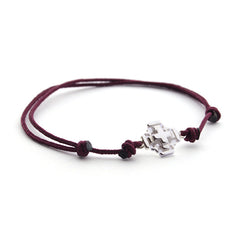 JERUSALÉN - Pulsera cruz plata 10mm