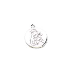Virgin of Almudena - customizable silver medal CIELITO