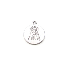 Virgen del Rocío - medalla de plata personalizable CIELITO
