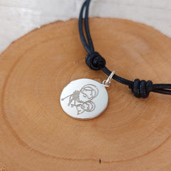 San José - medalla de plata personalizable CIELITO