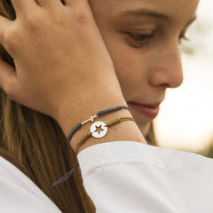 TRIANA - pulsera cruz plata 5x10mm